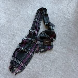 Coach Plaid Scarf